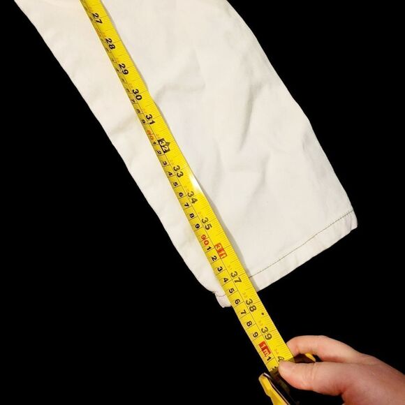 Vintage Y2K Aritzia Talula White Pants Skinny Size: 0 - Picture 6 of 6